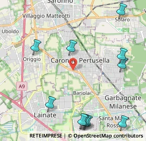 Mappa Via Lecco, 21042 Caronno Pertusella VA, Italia (2.83727)