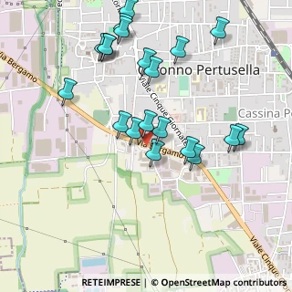 Mappa Via Lecco, 21042 Caronno Pertusella VA, Italia (0.513)