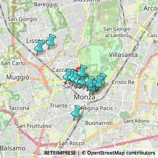 Mappa Via Dante Alighieri, 20052 Monza MB, Italia (1.12357)