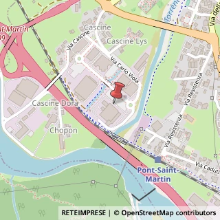 Mappa Viale Carlo Viola, 65, 11026 Pont-Saint-Martin, Aosta (Valle d'Aosta)