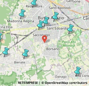Mappa Via Basilico Aristide, 21052 Busto Arsizio VA, Italia (2.81545)