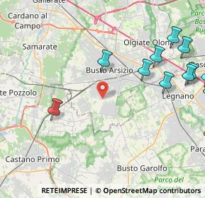Mappa Via Basilico Aristide, 21052 Busto Arsizio VA, Italia (6.25267)