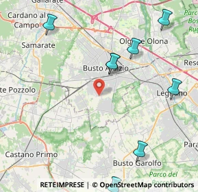 Mappa Via Basilico Aristide, 21052 Busto Arsizio VA, Italia (6.30667)