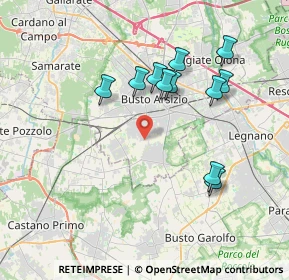 Mappa Via Basilico Aristide, 21052 Busto Arsizio VA, Italia (3.54636)
