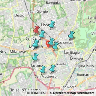 Mappa Via Giuseppe Mazzini, 20835 Monza MB, Italia (1.5225)