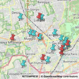 Mappa Via Giuseppe Mazzini, 20835 Monza MB, Italia (2.333)
