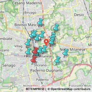 Mappa Zona Produttiva Nord Est, 20037 Paderno Dugnano MI, Italia (1.3195)