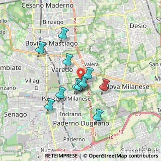 Mappa Zona Produttiva Nord Est, 20037 Paderno Dugnano MI, Italia (1.41167)