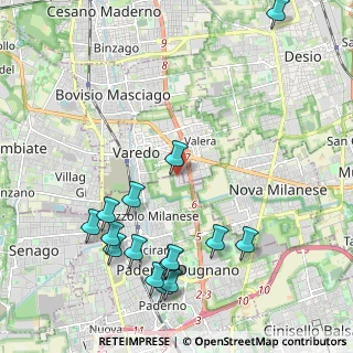 Mappa Zona Produttiva Nord Est, 20037 Paderno Dugnano MI, Italia (2.51133)