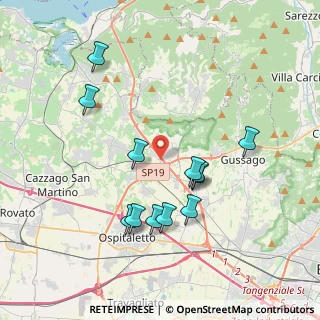Mappa Via Paderno, 25050 Rodengo-Saiano BS, Italia (3.69333)