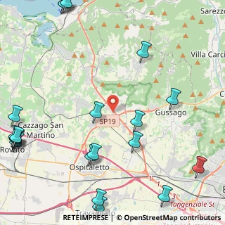 Mappa Treversa I di Via Paderno F. C., 25050 Rodengo-Saiano BS, Italia (6.515)