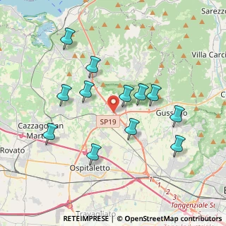 Mappa Via Paderno, 25050 Rodengo-Saiano BS, Italia (3.67167)