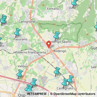 Mappa Via Paderno, 25050 Rodengo-Saiano BS, Italia (3.92278)