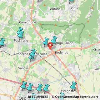 Mappa Via Paderno, 25050 Rodengo-Saiano BS, Italia (3.551)