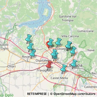 Mappa Treversa I di Via Paderno F. C., 25050 Rodengo-Saiano BS, Italia (6.52923)