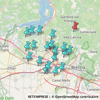 Mappa Treversa I di Via Paderno F. C., 25050 Rodengo-Saiano BS, Italia (6.2765)
