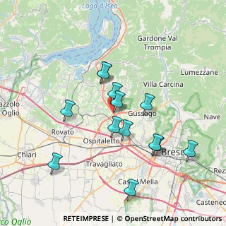 Mappa Via Paderno, 25050 Rodengo-Saiano BS, Italia (6.91077)