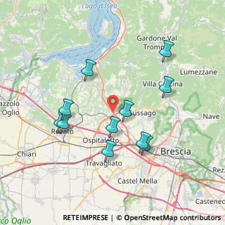 Mappa Via Paderno, 25050 Rodengo-Saiano BS, Italia (7.26636)