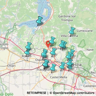 Mappa Via Paderno, 25050 Rodengo-Saiano BS, Italia (7.311)