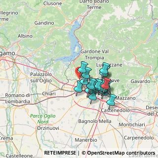 Mappa Treversa I di Via Paderno F. C., 25050 Rodengo-Saiano BS, Italia (9.61111)