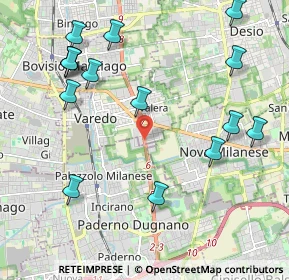 Mappa Via Varese, 20814 Varedo MB, Italia (2.46133)