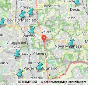 Mappa Via Varese, 20814 Varedo MB, Italia (3.48143)