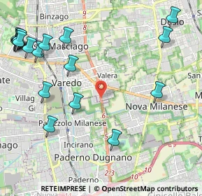 Mappa Via Varese, 20814 Varedo MB, Italia (2.9)