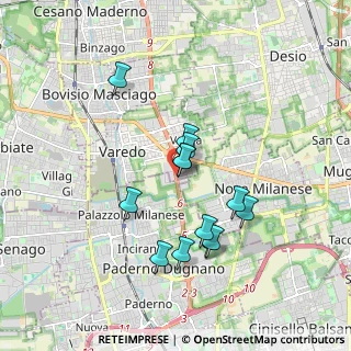 Mappa Via Varese, 20814 Varedo MB, Italia (1.53538)