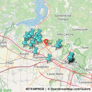 Mappa Via San Antonelli, 25050 Rodengo-Saiano BS, Italia (7.058)