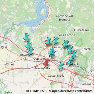 Mappa Via San Antonelli, 25050 Rodengo-Saiano BS, Italia (6.96933)
