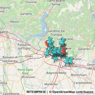 Mappa Via San Antonelli, 25050 Rodengo-Saiano BS, Italia (9.95789)