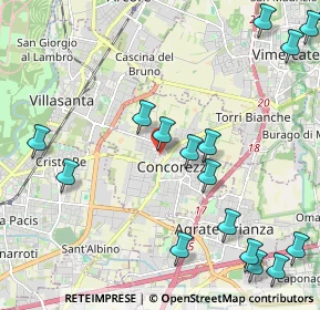 Mappa Via Monte Grappa, 20863 Concorezzo MB, Italia (2.77118)