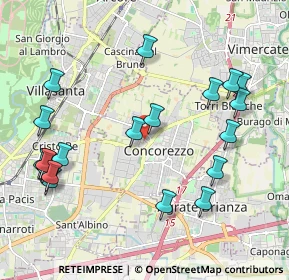 Mappa Via Monte Grappa, 20863 Concorezzo MB, Italia (2.3615)