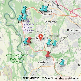 Mappa Via Brescia, 21015 Lonate Pozzolo VA, Italia (4.89833)
