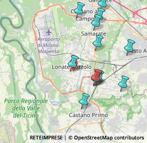 Mappa Via Brescia, 21015 Lonate Pozzolo VA, Italia (4.115)