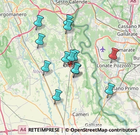 Mappa Via XXV Aprile, 28047 Oleggio NO, Italia (5.99077)