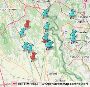 Mappa Via XXV Aprile, 28047 Oleggio NO, Italia (6.72923)