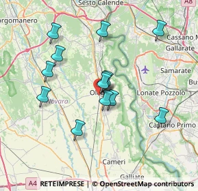 Mappa Via XXV Aprile, 28047 Oleggio NO, Italia (6.42308)
