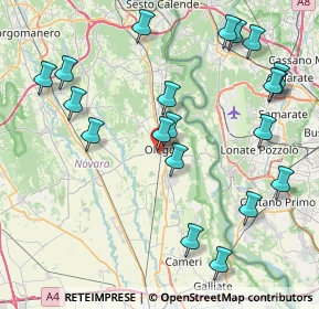 Mappa Via XXV Aprile, 28047 Oleggio NO, Italia (9.371)