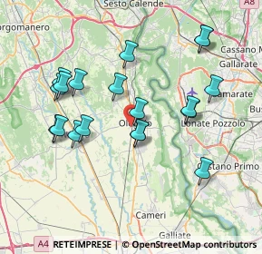 Mappa Via XXV Aprile, 28047 Oleggio NO, Italia (7.42316)