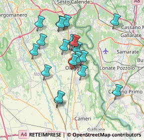 Mappa Via XXV Aprile, 28047 Oleggio NO, Italia (6.312)