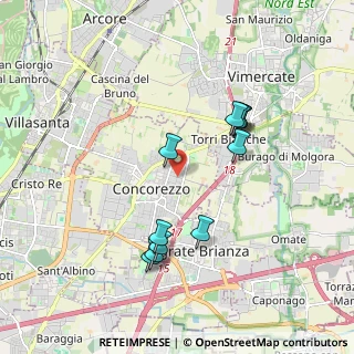 Mappa Via IV Novembre, 20863 Concorezzo MB, Italia (1.73909)