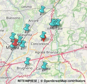 Mappa Via IV Novembre, 20863 Concorezzo MB, Italia (4.17385)