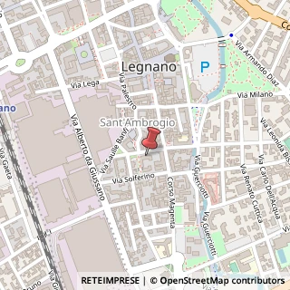 Mappa Via Bruno Buozzi, 13, 20025 Parabiago, Milano (Lombardia)