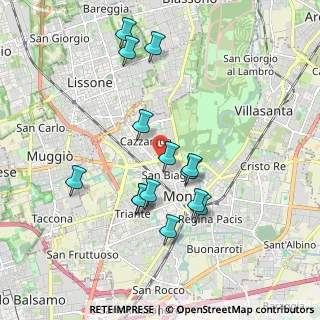 Mappa Viale Cesare Battisti, 20900 Monza MB, Italia (1.77214)