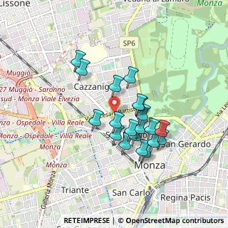 Mappa Viale Cesare Battisti, 20900 Monza MB, Italia (0.718)