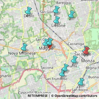 Mappa Via della Repubblics, 20835 Muggiò MB, Italia (2.49154)