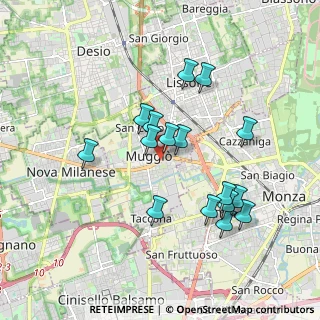 Mappa Via della Repubblics, 20835 Muggiò MB, Italia (1.69813)