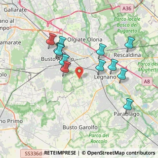 Mappa Via Fratelli di Dio, 20025 Legnano MI, Italia (3.6575)