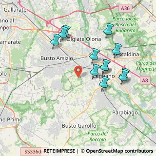 Mappa Via Fratelli di Dio, 20025 Legnano MI, Italia (3.70917)